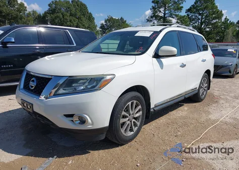 2013 Nissan Pathfinder Sl z USA, uszkodzony, nr VIN 5N1AR2MN1DC686111